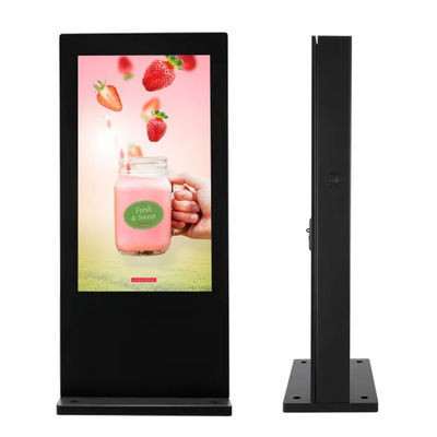 Panel de señalización digital de publicidad LCD exterior IP65 a prueba de polvo a prueba de agua