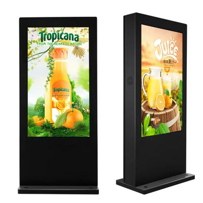 Panel de señalización digital de publicidad LCD exterior IP65 a prueba de polvo a prueba de agua