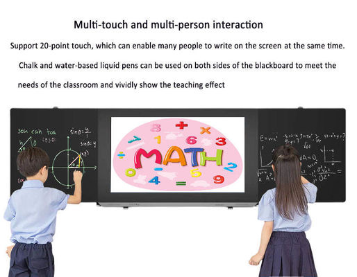 4K Smart Digital Blackboard pantalla táctil con proyección inalámbrica 75 pulgadas