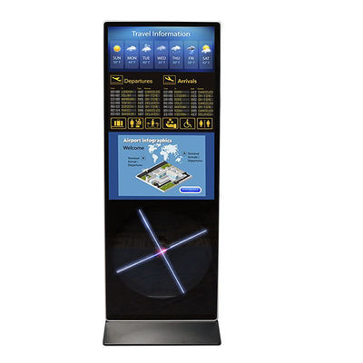43 pulgadas LCD de piso digital de señalización para la exhibición de centros comerciales