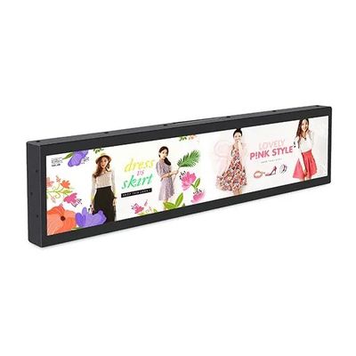 Display LCD de tipo barra personalizado para montado en la pared
