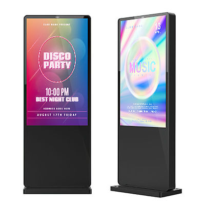 Pantalla de señalización digital exterior de 75 pulgadas personalizada para publicidad polivalente