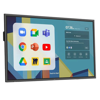 86 pulgadas pantalla táctil interactiva tablero blanco 20 puntos 4k resolución