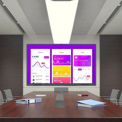 98 pulgadas pantalla táctil interactiva multifunción versión blanca