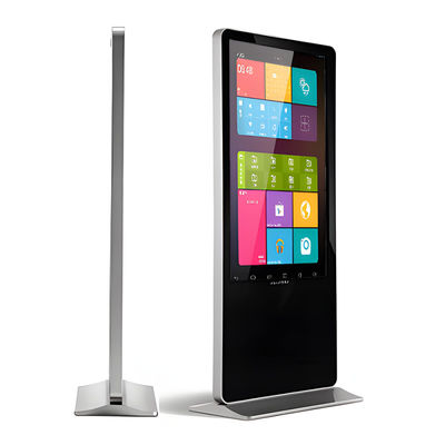 Display digital de pie en el suelo con capacidad de almacenamiento de 8 GB y 16 GB