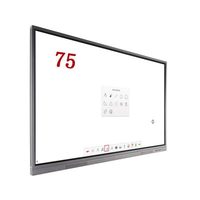 75 pulgadas de formación de estudiantes interactivo tablero blanco, toque inteligente interactivo tablero blanco
