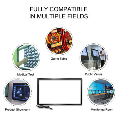 Pantalla táctil de infrarrojos profesionales DC 5V Panel táctil IR Respuesta de 8 ms