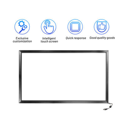 Panel de monitor táctil infrarrojo interactivo Multitouch a prueba de agua