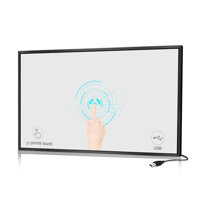 Panel de monitor táctil infrarrojo interactivo Multitouch a prueba de agua