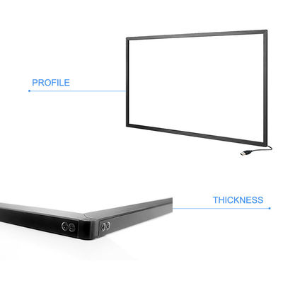Panel de monitor táctil infrarrojo interactivo Multitouch a prueba de agua