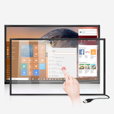 Panel de pantalla táctil IR de alta respuesta con tiempo de respuesta de 8 ms OEM ODM