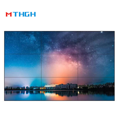 65 pulgadas Uhd Video Pared LCD Multi pantalla con gran ángulo de visión