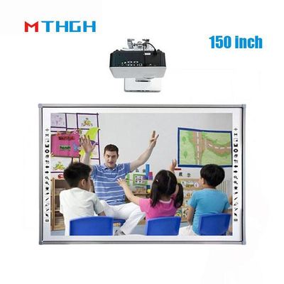 150 pulgadas Interactivo Tablero Blanco 40 puntos Inteligente Infrarrojo Toque de la Tabla Negra de Enseñanza