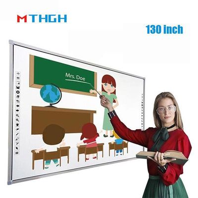 150 pulgadas Interactivo Tablero Blanco 40 puntos Inteligente Infrarrojo Toque de la Tabla Negra de Enseñanza