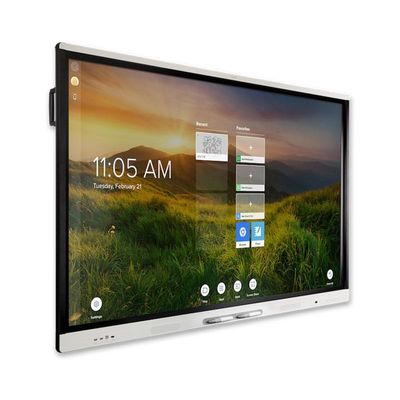 Pantalla táctil interactiva de 75 pulgadas Tabla blanca con alta relación de contraste 5000: 1 Conecta varias pantallas