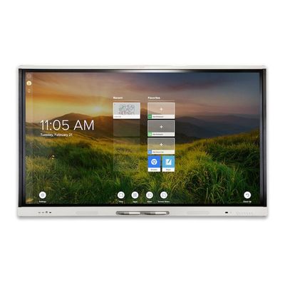 Pantalla táctil interactiva de 75 pulgadas Tabla blanca con alta relación de contraste 5000: 1 Conecta varias pantallas