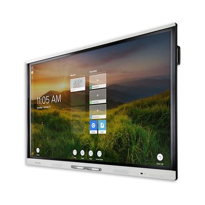 Pantalla táctil interactiva de 75 pulgadas Tabla blanca con alta relación de contraste 5000: 1 Conecta varias pantallas