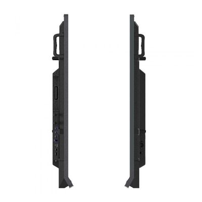 Pantalla táctil interactiva negra de 86 pulgadas Tabla blanca con memoria 4G / 8G opcional