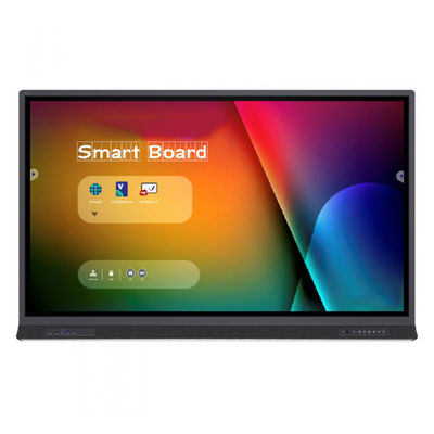 Pantalla táctil interactiva negra de 86 pulgadas Tabla blanca con memoria 4G / 8G opcional