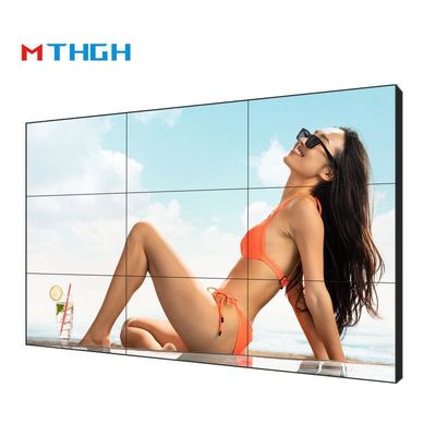 46 pulgadas 72% Gamut de color ADS Panel LCD pantalla de pared de vídeo con costuras de 3,5 mm