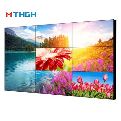 Pared de vídeo LCD de alta resolución de 75 pulgadas 72% Pantalla de color montada en la pared/incorporada