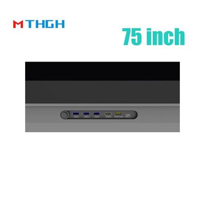 Display de pantalla táctil interactiva de 75 pulgadas Smart Blackboard Panel LED 500 cd/m2 Educación escolar