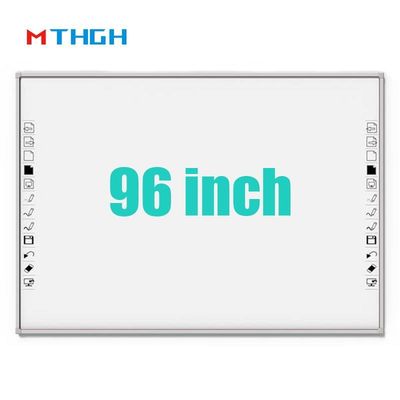 Tabla digital de 96 pulgadas para el aula 10 puntos de toque Smart Display interactivo