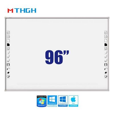 Tabla digital de 96 pulgadas para el aula 10 puntos de toque Smart Display interactivo