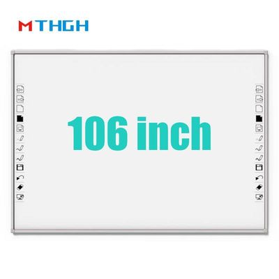 106 pulgadas de toque electromagnético Smart Whiteboard 3840X2160 Resolución de la pantalla para la interacción escolar
