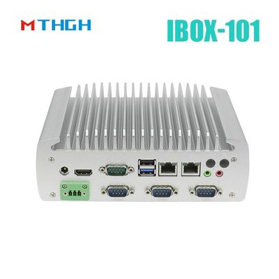 IBOX-101 Plus Mini PC industrial con HDMI Mini PCIe/MSATA soporte para Windows/Liunx