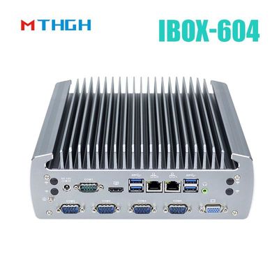 PC industrial sin abanico IBOX-604 Intel Core I5 6500T SSD HDMI Windows/Linux
