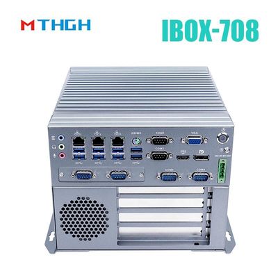 IBOX-708 SSD Intel Core I5 6500T Industrial Mini PC Todo el chasis de aluminio Temperatura -20 °C ~ 60 °C