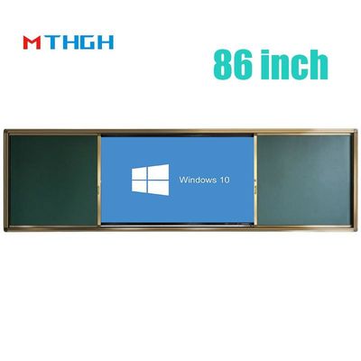 86 pulgadas Push Pull Digital Chalk Board Smart Magnetic para la formación de la educación