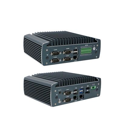 IBOX-1226 J6412 Mini PC industrial sin ventilador con 32 GB de RAM y entrada de 12 V de CC
