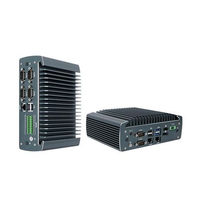IBOX-1226 J6412 Mini PC industrial sin ventilador con 32 GB de RAM y entrada de 12 V de CC
