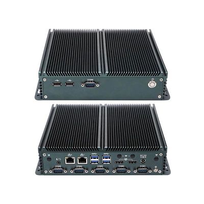 Certificado IBOX-1326 Cuad Core N100 Mini PC Industrial con 2*Intel I211 en LAN