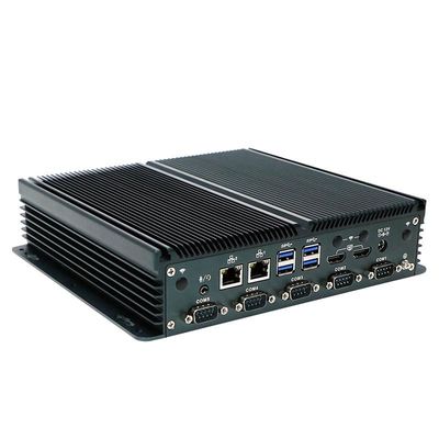 Certificado IBOX-1326 Cuad Core N100 Mini PC Industrial con 2*Intel I211 en LAN