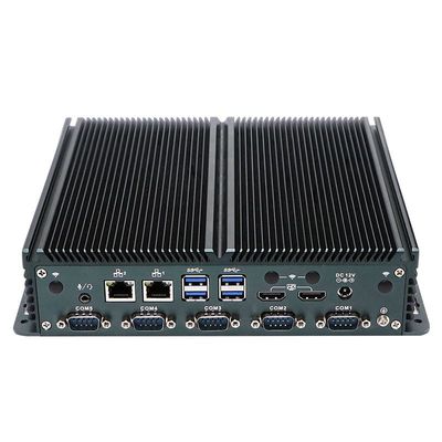 Certificado IBOX-1326 Cuad Core N100 Mini PC Industrial con 2*Intel I211 en LAN