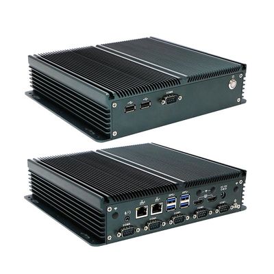 Certificado IBOX-1326 Cuad Core N100 Mini PC Industrial con 2*Intel I211 en LAN