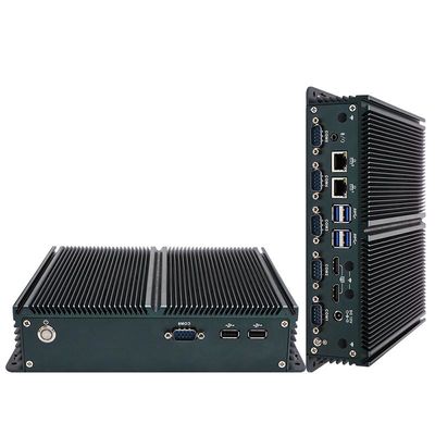 Certificado IBOX-1326 Cuad Core N100 Mini PC Industrial con 2*Intel I211 en LAN