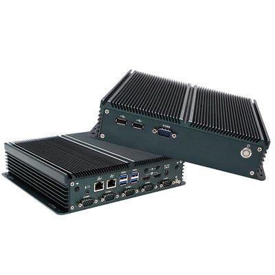 Certificado IBOX-1326 Cuad Core N100 Mini PC Industrial con 2*Intel I211 en LAN
