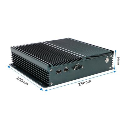 Certificado IBOX-1326 Cuad Core N100 Mini PC Industrial con 2*Intel I211 en LAN