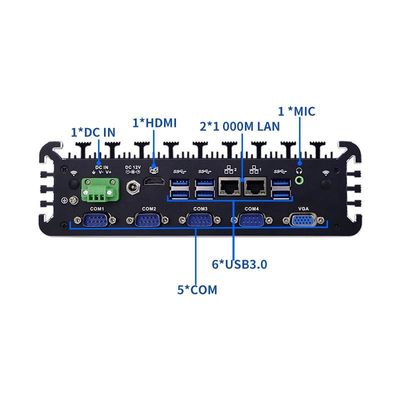 IBOX-3026 Procesador industrial mini PC 1135G7 sin ventilador con certificación CE FCC ROHS