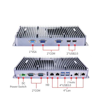 IBOX-3046 Mini PC industrial sin ventilador 10110U Procesador DC 9V-36V Entrada de alta tensión