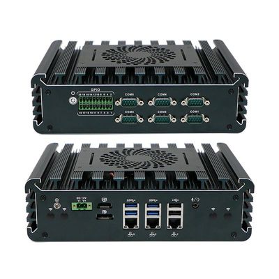 Cuad Core IBOX-3126 Mini PC 3*Intel I225-V 2.5G LAN Estación de trabajo industrial