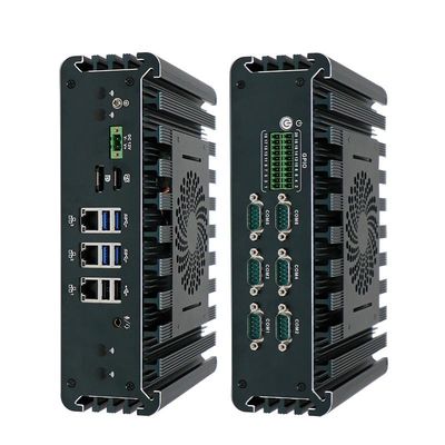 Cuad Core IBOX-3126 Mini PC 3*Intel I225-V 2.5G LAN Estación de trabajo industrial