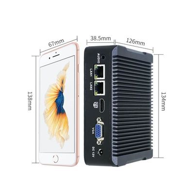 Nano-N3 Plus J1900 4 núcleo 8G RAM Industrial Mini PC Soporte al sistema operativo Windows/Linux