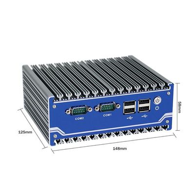 Nano Titanio Gris Mini PC Industrial N11 DC 12V Entrada 2XIntel I210-AT/I211-AT 1000M