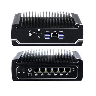 IBOX-501 N18 Mini PC Industrial sin ventilador Cuad Core 32 GB Almacenamiento con MSATA