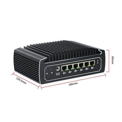 IBOX-501 N18 Mini PC Industrial sin ventilador Cuad Core 32 GB Almacenamiento con MSATA